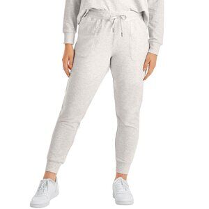 Member’s Mark Ladies French Terry Jogger - Platinum Silver Heather - Size XXL